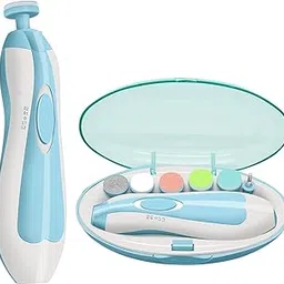 Baby Nail Trimmer New Born with Lights Electric Baby Nail Cutter 0-6 Months with Multiple Filer Heads Adjustment New Born Baby Products Pack of 1 (Nail Care-007)-picture-14