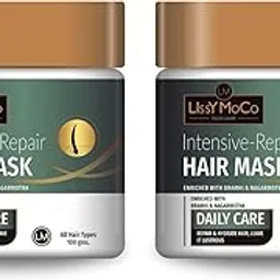 LISSYMOCO Intensive Repair Hair Mask with Amla & Methi Extract | Innately Moisturizes Scalp | Lustrous Glossy Exterior| Restricts Hair Loss & Split Ends | Men & Women 250 GM | No Parabens & SLS-picture-54