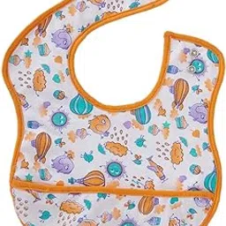 baby wish Bibs for Baby, 3-Layers Waterproof Baby Bib with Food Catcher Pocket Bibs with 3-Adjustable Snap Button, Washable,Super Absorbent Drool Bibs, 100% Pure Cotton with Terry Feeding Bib Apron-picture-11