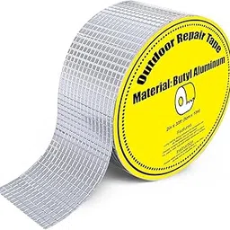 Leakage Repair Waterproof Aluminium Rubber Tape, Hot & Cold Temperature Aluminium Foil Tape, Perfect for Sealing Water Leakage (5 CM x 5M, Silver, 1 PACK)-picture-20