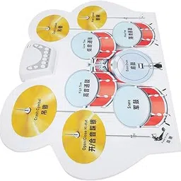 Electronic Drum Kit, Electronic Drum Pads, Digital Electronic Drum Set, Musical Instrument, Beginner Adults for Kids Teens(Color Drum)-picture-29