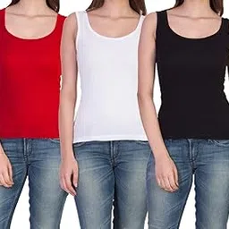 paras Women's & Girl's Cotton & Lycra Camisole (Pack of 3)-picture-23