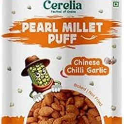 Cerelia's Pearl Millet Bites Chilli Gralic Flavour | No Preservatives, Rich in protein & Fiber, Oil Free - 80 Gram (pack of 3)-image-93