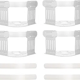 MERISHOPP®4Pcs Bed Sheet Holders Tight No More Loose Sheets Bed Sheet Corner Fasteners White|Home & Garden|Bedding|Other Bedding-image-7