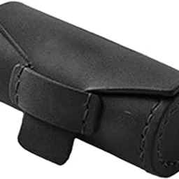 MERISHOPP PU Mini Lipstick Bag Wear Resistant Portable 8x4cm Scratchproof Multipurpose Black-image-80