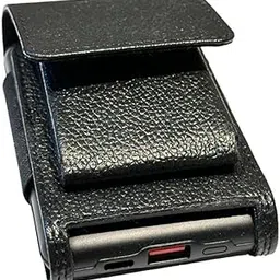 Zaoma Flap Case Cover Pouch Compatible for Extremely Compact Ambrane 10000 mAh Power Bank (22.5 W, Power Delivery 3.0) (Black, Cases with Holder) (AMB10KCOM_DUS)-picture-37