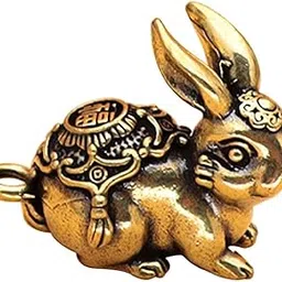 CALANDIS rabbit Figurines Keychain Pendant Ornaments Adornment for Keyring L | Figurines-image-30