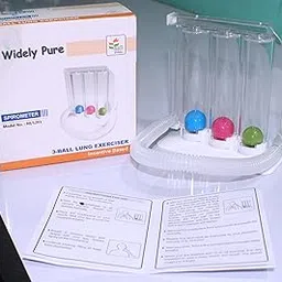 Widely Pure 3 Ball Spirometer, Lung Exerciser, Respiratory Exerciser, Breathing Exercise, Respirometer, Breath Measurement System & Deep Breathing Lung Exerciser | Washable, Hygienic & Detachable with User Manual-image-14