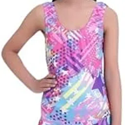 Girls Swimwear Set | Digital Print Swimsuit | Quick Dry Polyester-Spandex | Trendy Girls' Swimming Costume-image-0