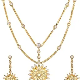 voylla Nazakat Nazia Necklace Set For Women|Necklace Set For Women|Womens Gift|Gift For Her|-picture-11