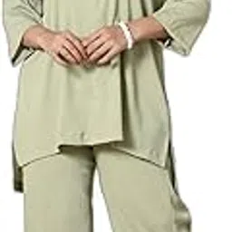 letsdressup bubble Shirt Top & Waistband Palazzo Set | Co-ord set for women | Plus size XS- 8XL-picture-51