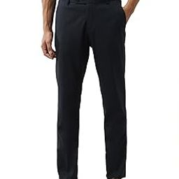 arrow Men's Checked Tapered Fit Trousers-picture-20