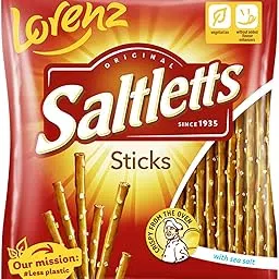 Lorenz Saltletts Pretzel Sticks 150g | Classic Baked Snack, Lightly Salted, Crunchy & Delicious | Perfect Party Snack or On-the-Go Treat-picture-27