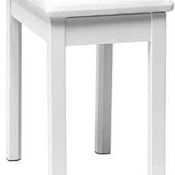 AURZART AZ-507 Wooden Piano Bench Padded Cushion with Storage-White-picture-30