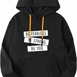 tdoc Men's Hooded Neck Regular Fit PC Fleece bestrong Printed Hoodie For Winters-picture-25