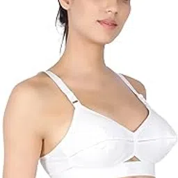 winsome Women's Cotton Non-Padded Wire Free Full Coverage Bra-picture-10