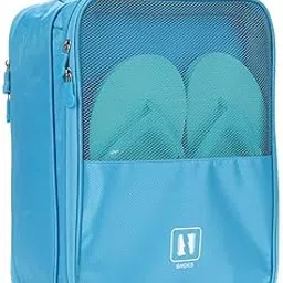 wolblix Waterproof Travelling Shoe Storage Bag/Footwear Organiser Pouch/Portable Shoes Storage Bag (Multi Color)-picture-37