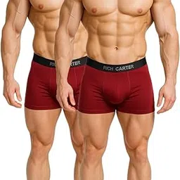 richcarter Inner for Men Combo | Cotton Lycra Underwear for Men | Sweat Free, Breathable, Quick Dry, Rashes Free Elastic | Mens Underwear Pack of 2, Daily Use-picture-36