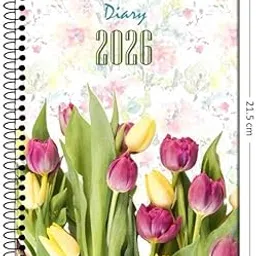 DVS 2026 Spiral diary; 2026 Planner; Spiral bound Predated planner; A5 Size-picture-31