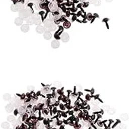 Enakshi® 200 Pieces Poly Safety Eyes with Backs for Bear Doll DIY Craft 8mm 10mm|Toys & Hobbies | Stuffed Animals | Other Stuffed Animals-image-9