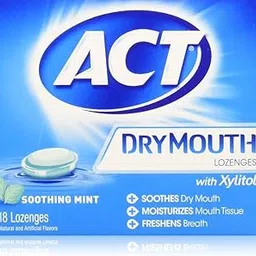 ACT Dry Mouth Soothing Mint Lozenges 18 ea (Pack of 3)-picture-25