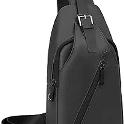 4myl Slim Sling Bag for Men, Crossbody Chest Bag with Earphone Port, Water-Resistant Shoulder Bag for Small Items, Travel, Office, Daily Use, Mobile Bag, Passport Pouch, Lightweight Side Bag for Men-picture-39