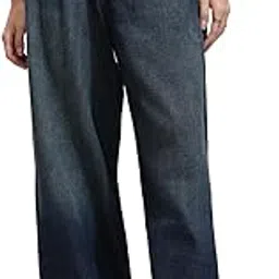 tokyo talkies Women's Baggy Tapered Regular Mid-Rise Jeans Pant-picture-18