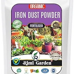 Rimi Garden® Iron Dust Powder, Premium Essential Organic Fertiliser for Plant, with Charged Micro-organism and ++ Micronutrients (200 gm) image 1