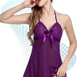 LOURYN KOULYN® Baby Cotton Doll Honeymoon Lingerie Maxi Nightwear Nighty Satin Shorts Women Honeymoon Bra Panty hot Night Dress Bra Set-picture-31