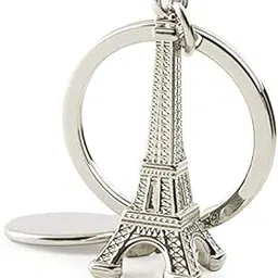 relicon Paris Love Eiffel Tower (R-2) Silver Metal Keychain for Car Bike Men Women Keyring-picture-16