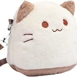 Cat Plush Bag Gift Cat Stuffed Toy Trendy With Adjustable Strap Shoulder Bag | Womens Handbags & Bags-image-64
