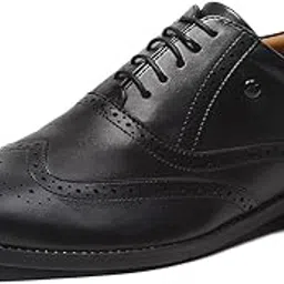 monte carlo Mens Solid Lace Up Genuine Leather Formal Brogue Shoes (201806FW)-picture-42