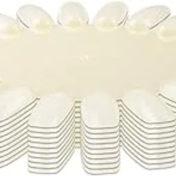 10 Palettes 20 Nail Tips Display Board for Nail Art Design Pattern Practice and Swatch Nail Polish Colors (20 Tips Palette (Natural)) (Set Of 10 Pieces)-picture-16