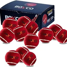 BOXCO Velocity Tennis Cricket Ball - Practice and Training Standard Size for Club Matches, Tournaments, Street and Lawn Cricket (Pack of 12) (Maroon)-picture-14