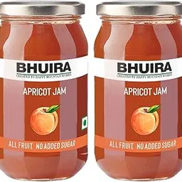Bhuira|All Natural Jam Apricot Jam-240g Each|No Added Sugar|No Added preservatives |No Artifical Color Added |Pack of 2-picture-11