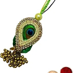 buyent enterprises Buyent ® Elegant lumba rakhi for bhabhi chuda rakhi combo hanging rakhi fancy rakhi for bhabhi sister womens rakhi with roli chawal-picture-38