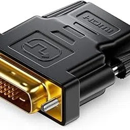 GR Deals DVI to HDMI Adapter, DVI 24+1 Male to HDMI Female High Speed Adapter Converter Gold Plated Support 1080P for HDTV, Plasma, DVD, Projector, Computer (Black) (Pack of 1)-picture-14