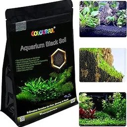 COLOURFUL AQUARIUM Fish Tank Live Planted Aquarium Contro Soil For Decoration As Garden Fish Tank (3Kg)-image-8