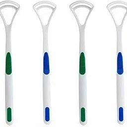 eS³kube Oral Tongue Cleaner, Set Of 4 pcs (color & design may vary) image 1