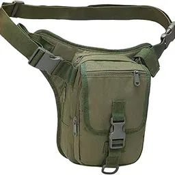 Drop Leg Bag Multipurpose Utility Pouch Leg Pouch for Motorcycle Hiking Bike Green|1 Drop Leg |Waist Packs & Bags| Outdoor Sports-image-5