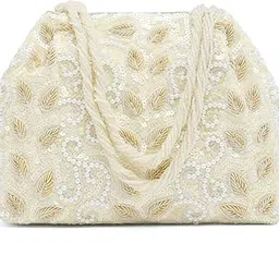 peora Potli Bags for Women Evening Bag Clutch Ethnic Bride Purse with Drawstring-picture-17
