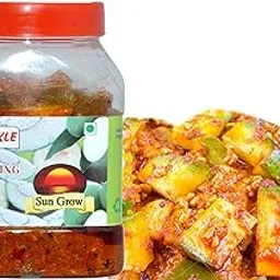 Sun Grow Homemade Organic Herbal Masala Punjabi Mango Pickle Aam Ka achar 850g(You are Being Served Mothers Love)-picture-25