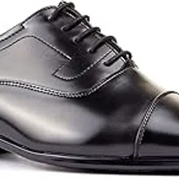 cliff fjord 8058 Men's Faux Leather Lace Up Hand Made Formal Oxford Shoes-picture-24