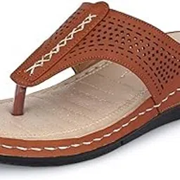 aady austin Women's Laser Cut Orthopedic Slippers-picture-30