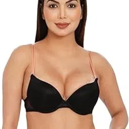 ilraso Zelda Lace Pushup Polyamide Bra for Women Padded Wired & 3/4 Cup Coverage-picture-28