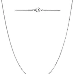 FASHIONS 14K Silver Plated Round Snake Western Charm Stylish Snake Neck Necklace Chains for Girls & Women-image-40