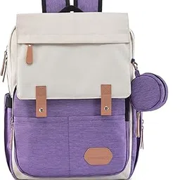 ONNIRICO Foggy Horizon Diaper Baby for Women, 16L,Travel Back-pack with 11 Pockets, Water-Resistant Back-pack for Women with Insulated Bottle Pockets & Detachable Pouch-picture-41