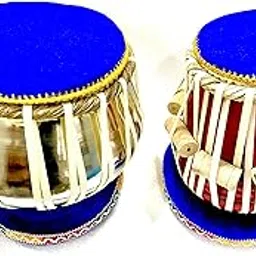 KHALSA MUSICAL Female Tabla Set Professional Music Instrument With Bag image 1