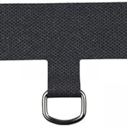 UJEAVETTE 3xUniversal Phone Lanyard Patch with Metal Ring for Cellphone Case Black-image-19