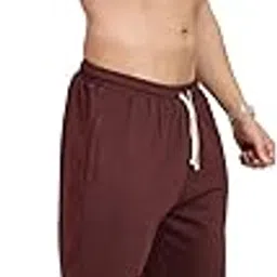 Men's Solid Oversized Fit Cargo Joggers-image-25